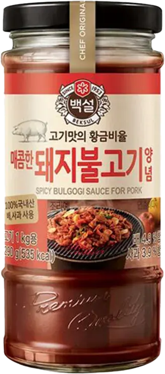 BEKSUL BBQ MARINADE PORK BULGOGI SPICY
