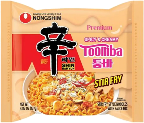 NONGSHIM SHIM RAMYUN TOOMBA STIR FRY