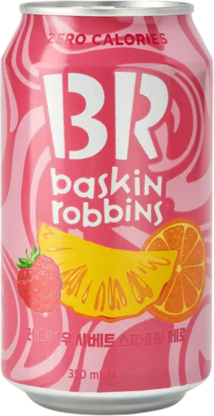 BASKIN ROBBINS RAINBOW SPARKLING DRINK