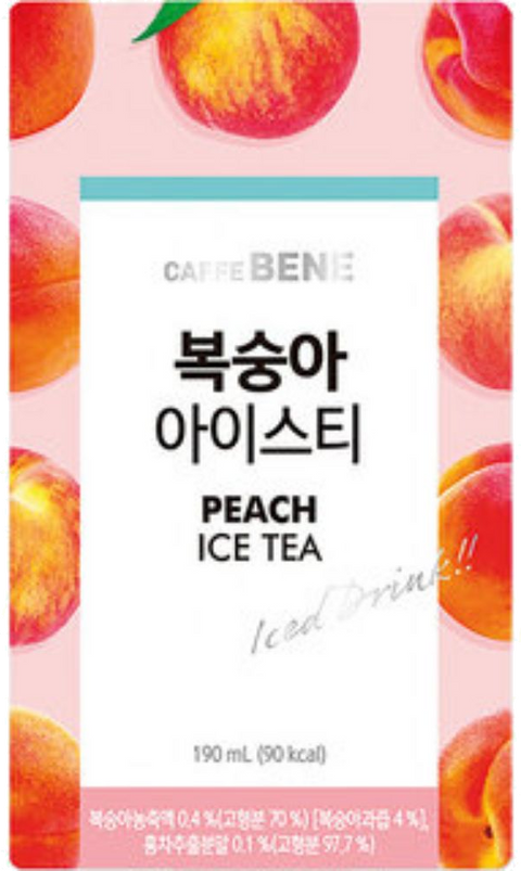 CAFFEBENE PEACH ICE TEA