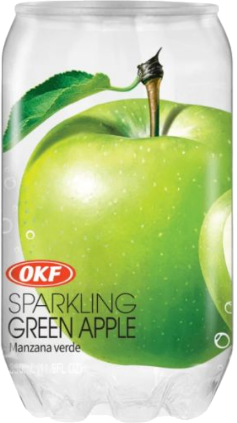 OKF SPARKLING GREEN APPLE DRINK