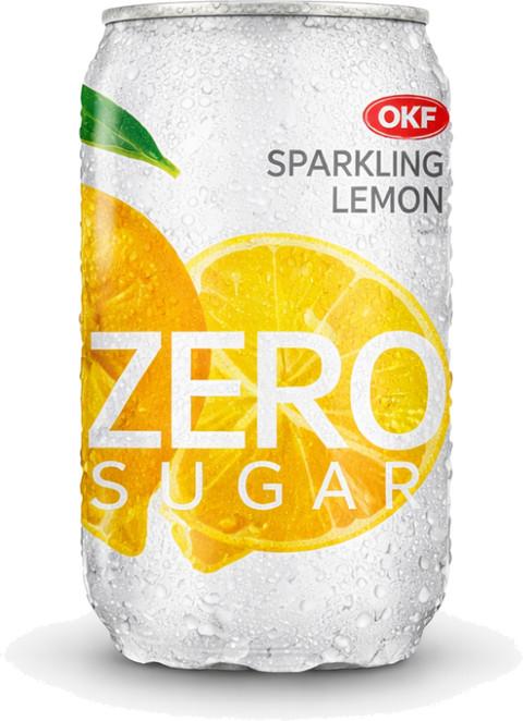 OKF SPARKLING ZERO SUGAR LEMON DRINK