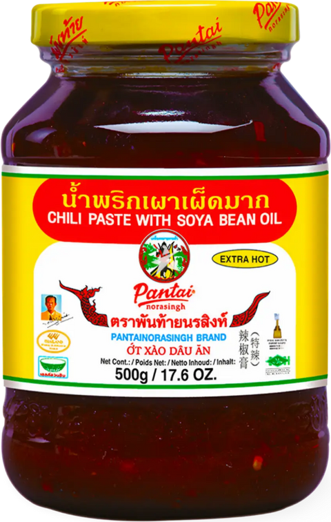 Pantai Chilipasta med Soyabønnolje 500g