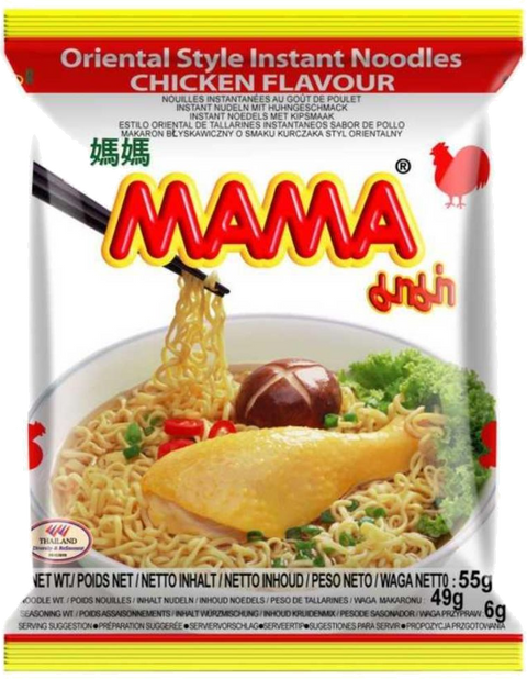 MAMA INST, NOODLES CHICKEN FLAVOUR