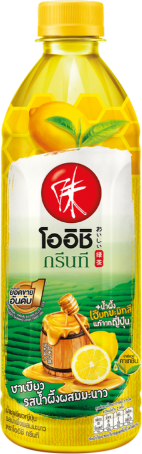OISHI GREEN TEA WITH HONEY LEMON FLAVOR