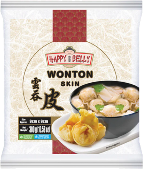 HAPPY BELLY WONTON SKIN 9CM