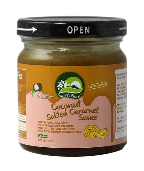 NATURES CHARM COCONUT SALTED CARAMEL SAUCE