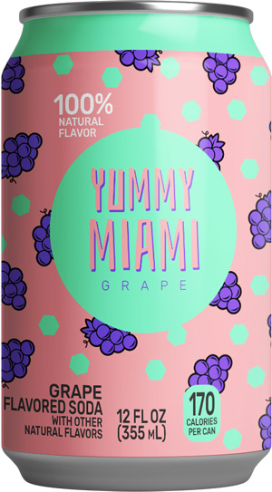 YUMMY MIAMI GRAPE 330ML