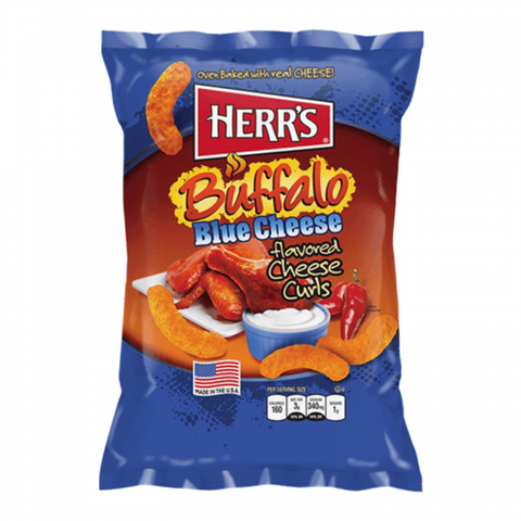HERR'S CHEESE CURLS บัฟฟาโลบลู 170 กรัม