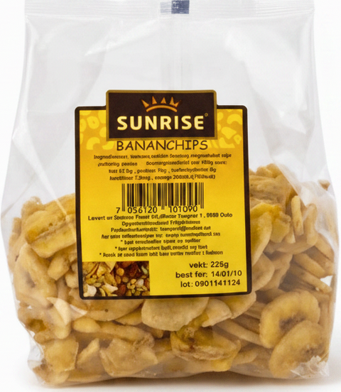 SUNRISE BANANA CHIPS 160G