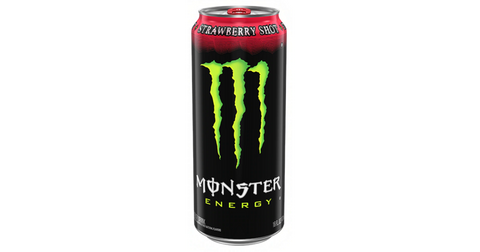 MONSTER STRAWBERRY SHOT 500ML