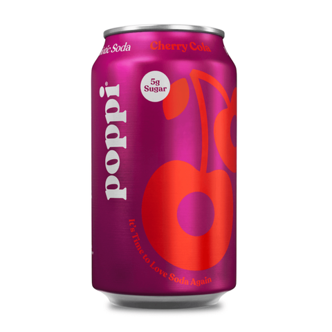 POPPI PREBIOTIC CHERRY COLA 355ML