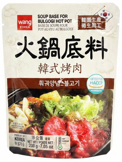 WANG SOUP BASE BULGOGI HOT POT 200G
