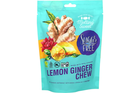 MELTING SWEET GINGER CHEW LEMON 105G