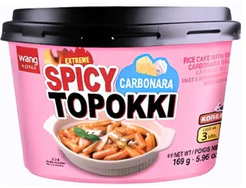 WANG RICE CAKE SPICY CARBONARA TOPOKKI 169G