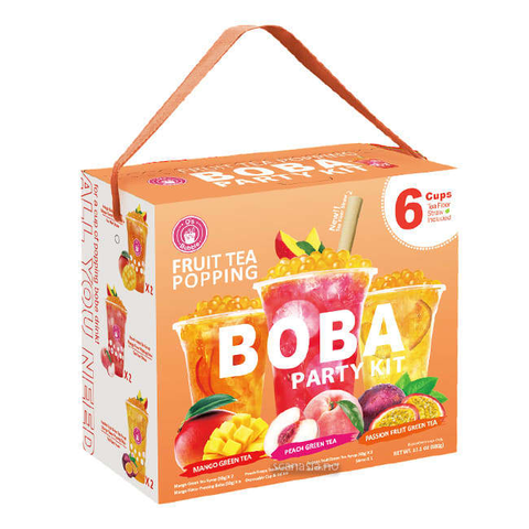 O'S BUBBLE FRUIT TEA BOBA KIT 480G