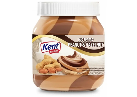 KENT DUO PEANUT & HAZELNUT BUTTER 350G