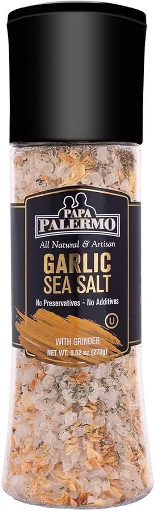 PALERMO GARLIG SEA SALT 270G