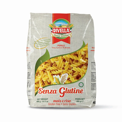 Divella Glutenfri Fusilli Mais e Riso 400g