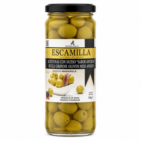 Escamilla Oliven Ansjossmak uten Sten 340g