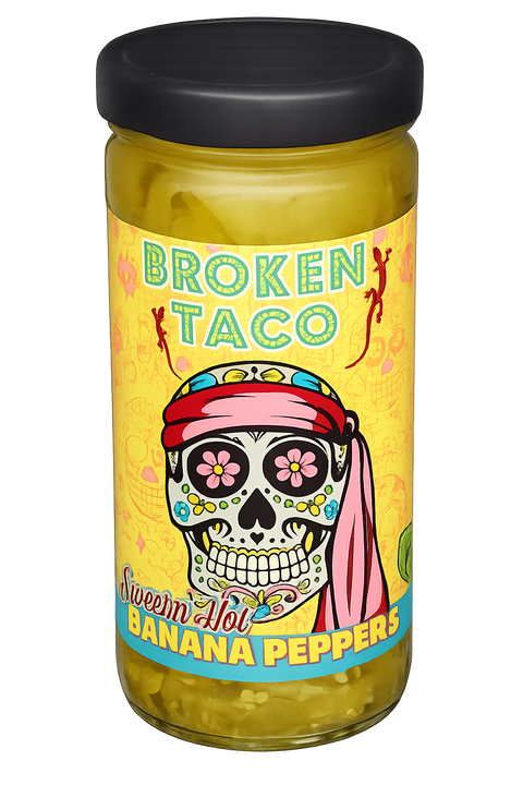 BROKEN TACO BANANA PEPPERS SWEET'N HOT