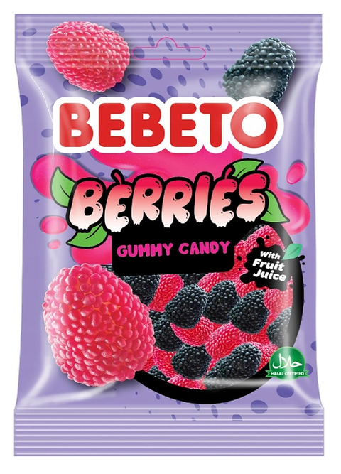 Bebeto Jelly Berries 80g