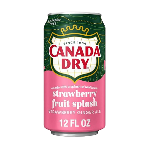 Canada Dry Strawberry Fruit Splash 355ml