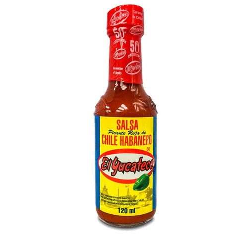 El Yucateco Habanero Rosso 120ml