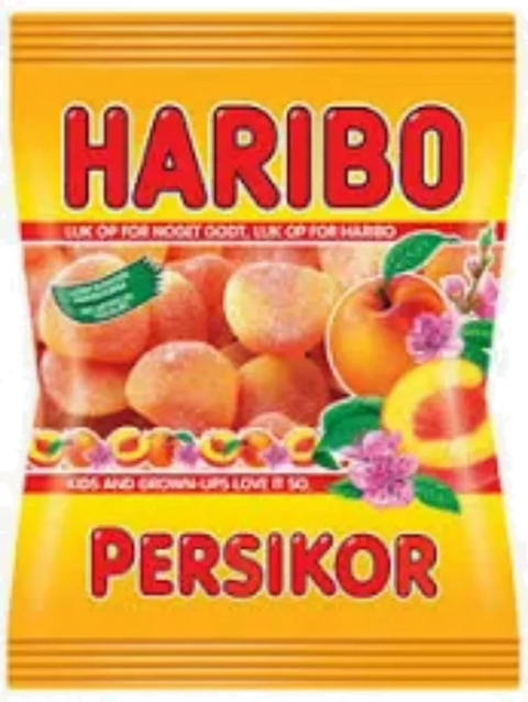 HARIBO PEACHES FERSKNER POCKET SIZE