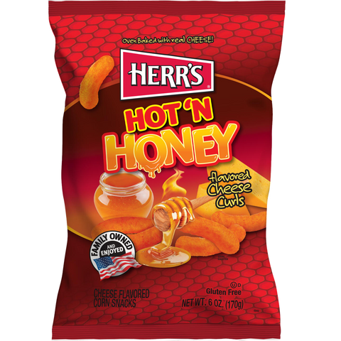 HERR'S HONEY CHEESE CURLS 170G