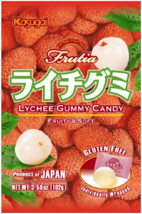 KASUGAI LYCHEE GUMMY CANDY