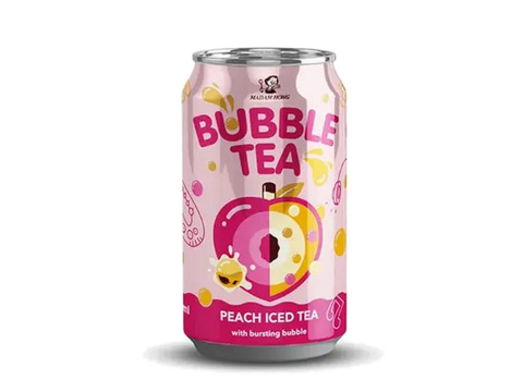 MADAM HONG PEACH BUBBLE TEA 315ML
