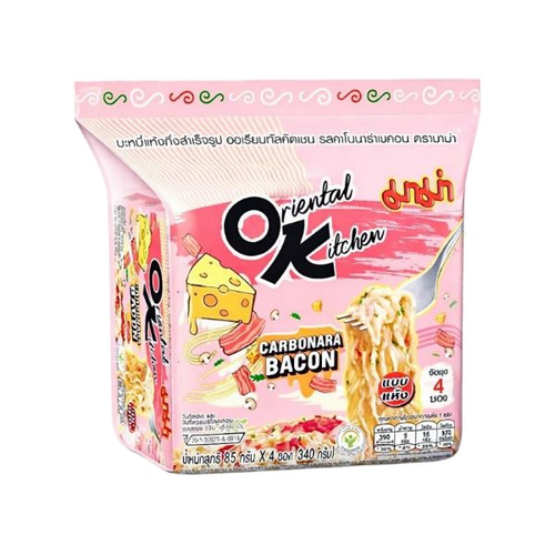 Mama OK Carbonara Bacon 4-pack 340g