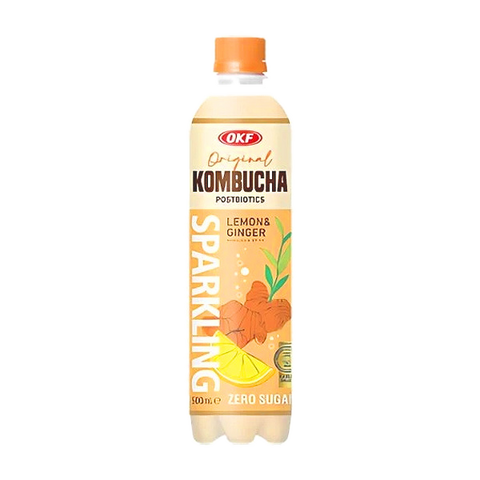 OKF ALOE KOMBUCHA LEMON&GINGER 500ML