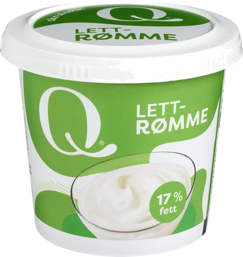 Q LETTRØMME 17% 300G