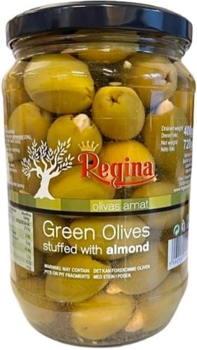 REGINA GREEN OLIVES W/ALMOND
