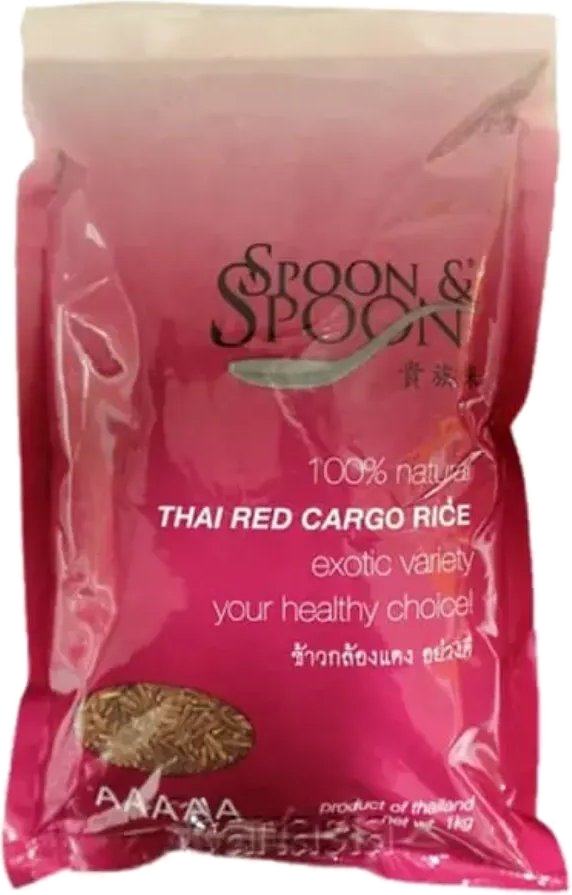 Spoon Spoon Thai Cargo Rice (Rød Ris) 1kg – FUDI