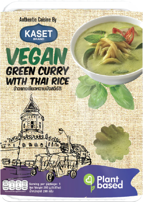 Kaset Vegan Grønn Curry med Thairis 290g