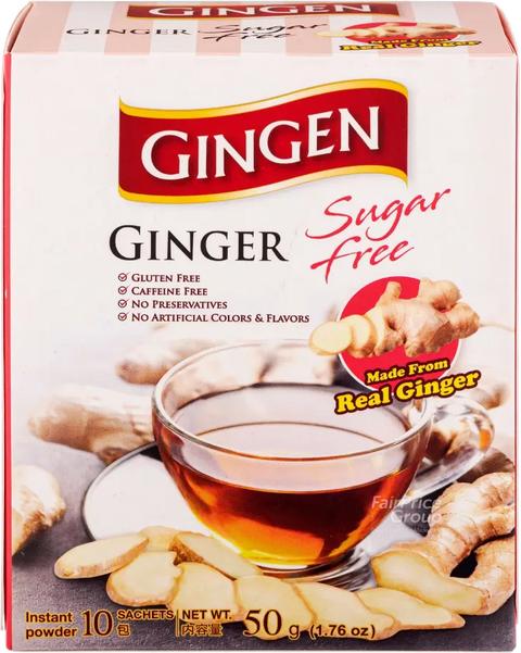 Gingen Ingefærte Sukkerfri 50g
