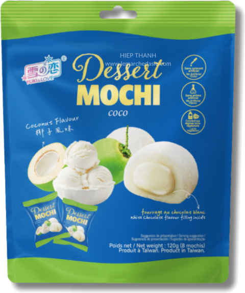 YUKI & LOVE MOCHI COCONUT CHOCOLATE
